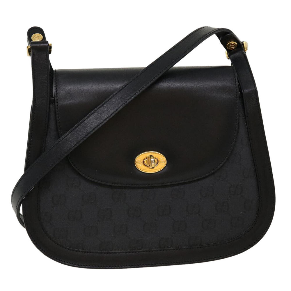 Gucci Gg Canvas Turn Lock Shoulder Bag #72896G33B